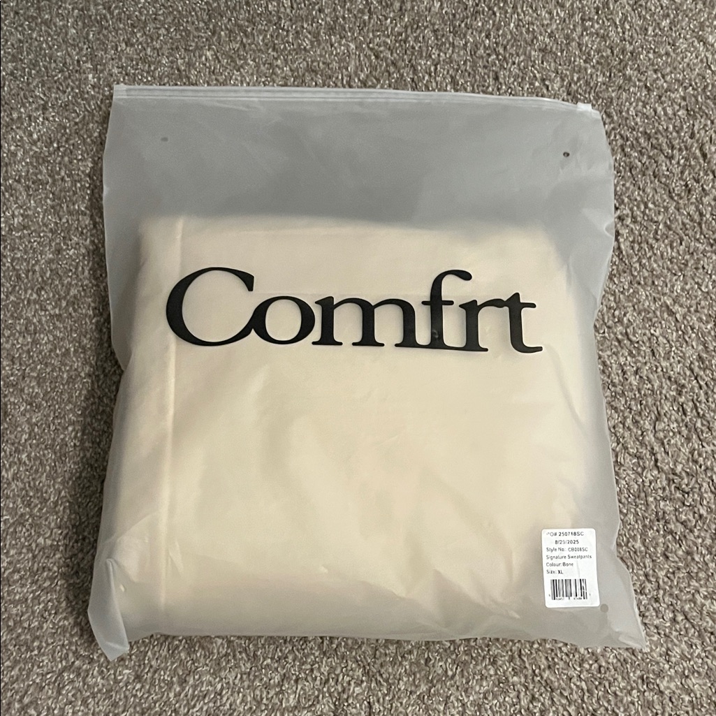 Brand New Cream Comfort Sweatpants